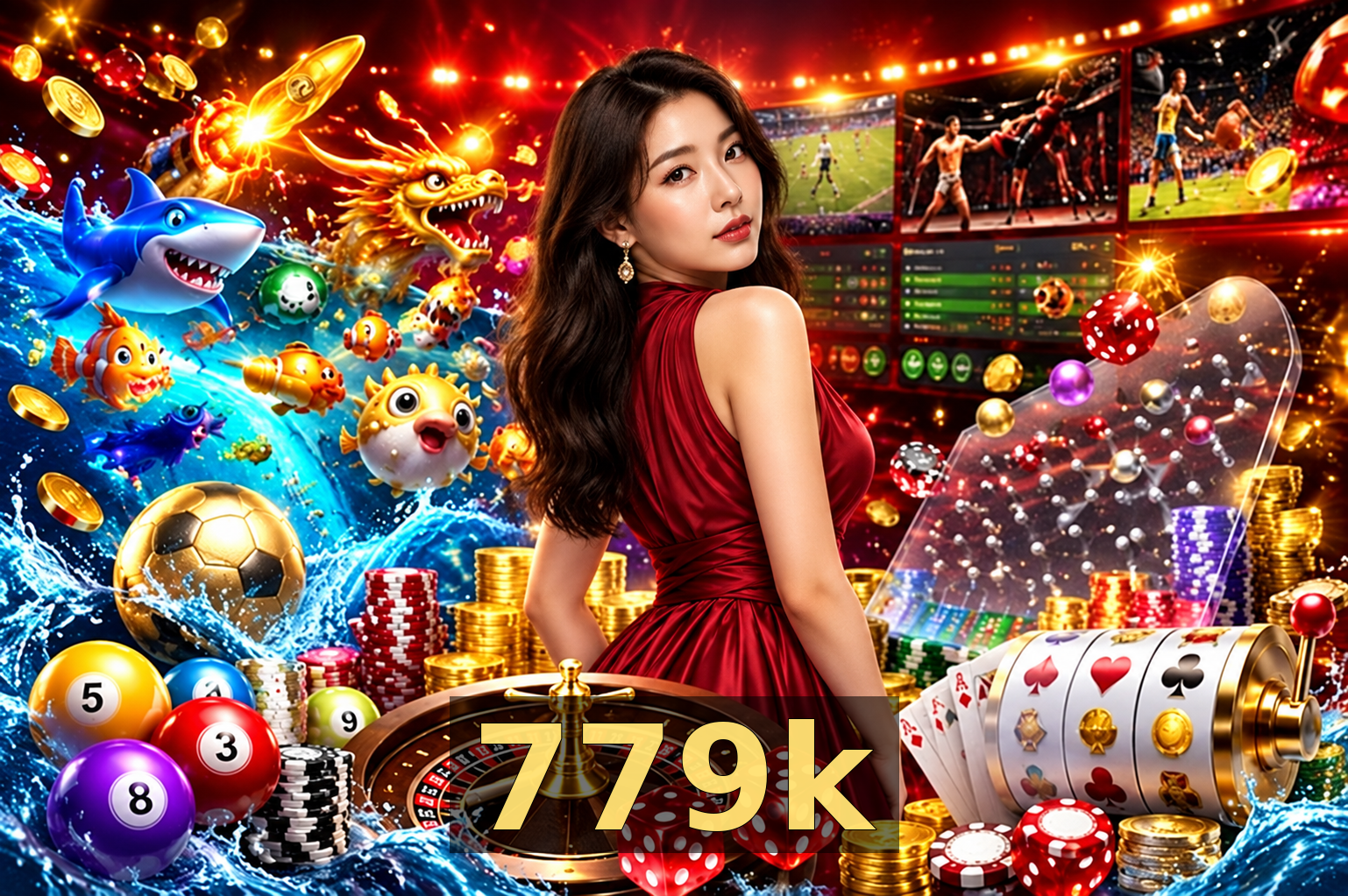 Coleção Premium de Slots 779k - NetEnt, Pragmatic Play, Evolution